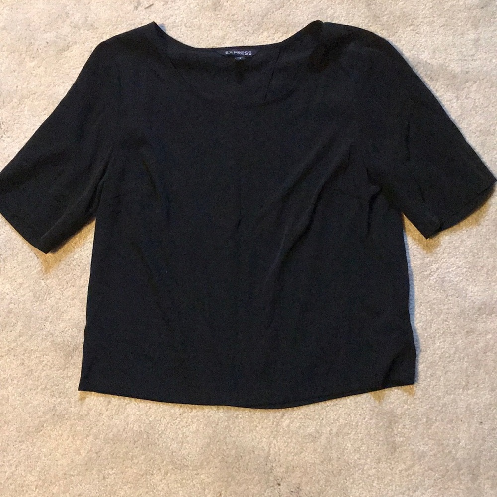 Boxy black shirt